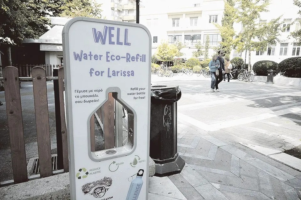Λάρισα : Δωρεάν νερό στις «έξυπνες» βρύσες