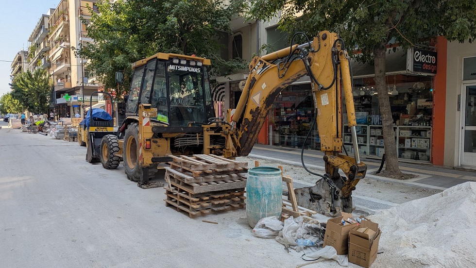 Δήμος Λαρισαίων: Εργασίες σε νέο τμήμα της οδού Ηπείρου - Σε ισχύ κυκλοφοριακές ρυθμίσεις από σήμερα, Δευτέρα