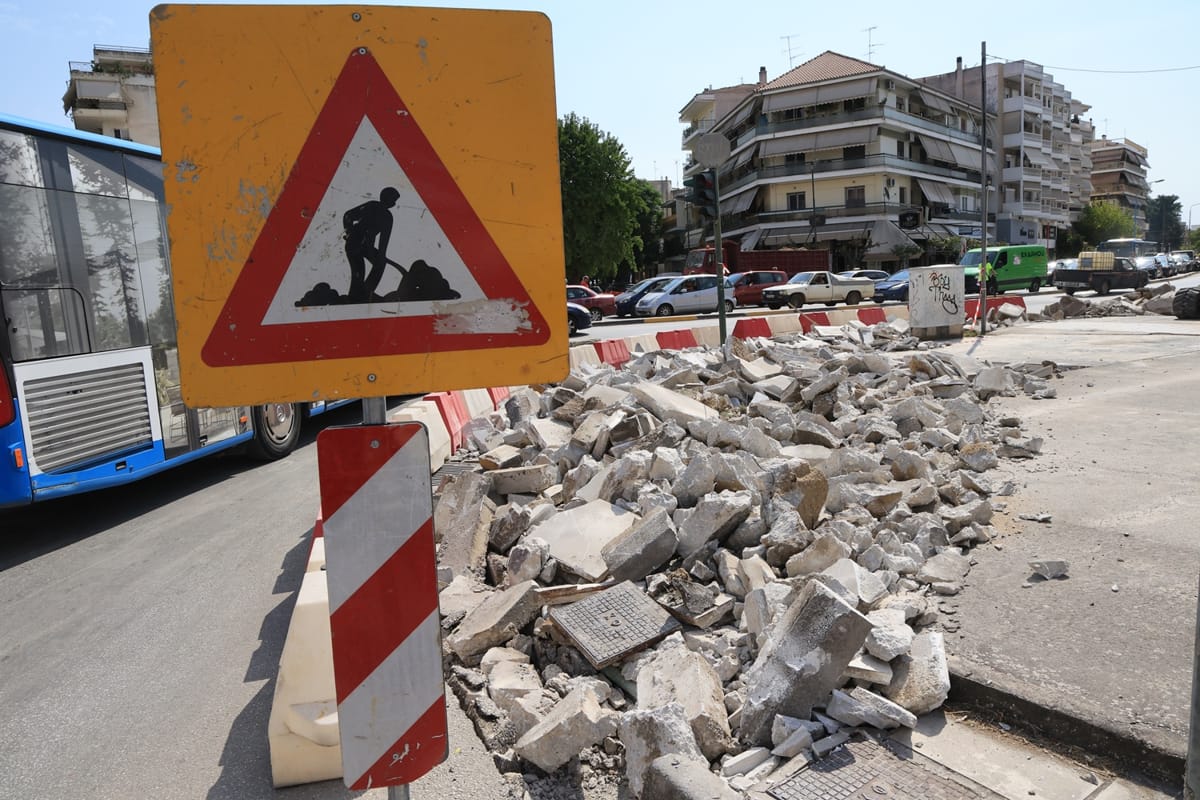 Σε νέα φάση οι εργασίες για τον Εσωτερικό Δακτύλιο Λάρισας - Ξεκινά η ανακατασκευή τμημάτων των Παναγούλη και Ηρ.Πολυτεχνείου
